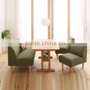 Small Size Commercial Sectional Sofa for Coffee Shop thumbnail-1