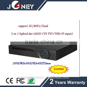 8 Channel 1080p Dvr,5 in 1 Hybrid Dvr (AHD CVI TVI CVBS IP Input),2 HDD /4Audio Input/1audio Output thumbnail-1
