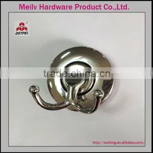 High Quality Zinc Alloy Chrome Bathroom Clothes Hooks thumbnail-1