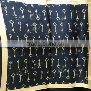 2016 New Arrival Luxury Digital Printing 100% Twill Silk Scarf thumbnail-1