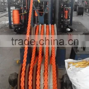 8 Plait Orange Polypropylene Mutifilament Ropes thumbnail-3