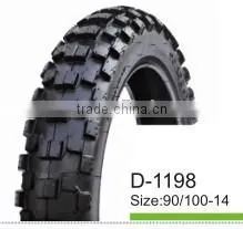 Motorcycle Tyre 90/100-14 thumbnail-1