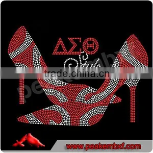 2015 Hot Sale High Heel ZOB Style Iron On Transfer Motif Custom Design thumbnail-4