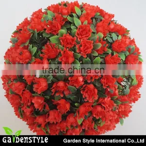 Led Garden Light Topiary Ball Light, Garden Solar Light Ball Red Yellow Color, Led Solar Garden Light thumbnail-1