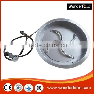 Outdoor Rectangle Gas Fire PIt System/fire Bowl/Slate Mosaic Round Mesa Heating Barbecue Table Fire Pit thumbnail-5