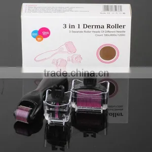 Titanium 3 In 1 Derma Roller For Face Dermaroller Manufacturer Price thumbnail-2