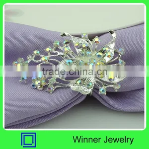 Latest Fashion Crystal Wholesale Napkin Rings thumbnail-1