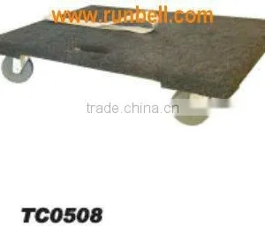 Wooden Platform Hand Dolly With 4Caster Wheels thumbnail-1