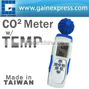 Portable Carbon Dioxide (CO2) Meter With Temperature Measurement Made in Taiwan thumbnail-1