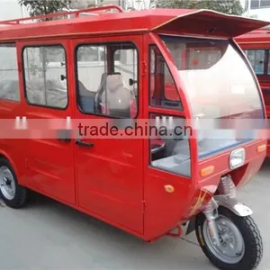 1000W Cargo Box Closed Cabin Passenger Electric Tricycle thumbnail-4