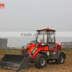 Everun New Articulated Mini Wheel Loader 1.6 Ton Construction Machine With Standard Bucket thumbnail-3