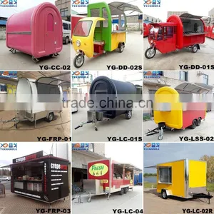 New Model Can be Customized Logo Mobile Ice Cream Food Trailers,modern Mobile Food Cart/CE thumbnail-1