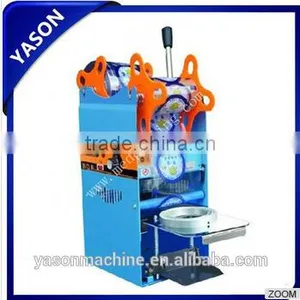 Hand Operated Bubble Tea Sealing Machine for Sealing Plastic Cup thumbnail-1
