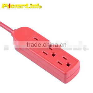 H50223 8 FOOT CORD 3 OUTLETS UL Listed POWER STRAIP thumbnail-1