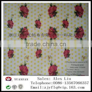 Printing Coloured Non-woven Fabric Used for Flowers Packaging thumbnail-3
