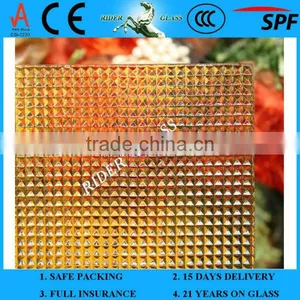 3-8mm Clear Crystal Pattern Glass thumbnail-1