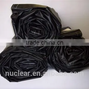 Black Color Hot Laminated Vinyl Coated Polyester Flexible Air Duct Tarpaulins thumbnail-3