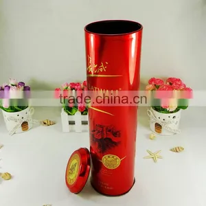 Gift Package Box Round Wine Tin Container thumbnail-4