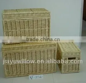 Wholesale White Wicker Storage Hamper Wicker Storage Trunk thumbnail-2