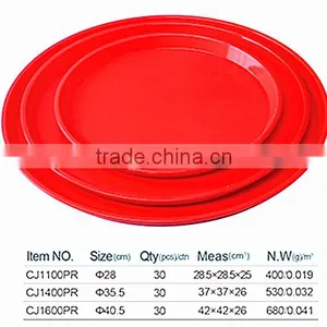 Serving Tray Sets, Round Melamine Tray for European Market thumbnail-2