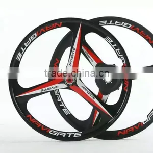 26inch Lightest Strongest Magnesium Alloy Bike Wheel /fixed Gear Type Hub Bike Wheel With Lithium Battery thumbnail-5