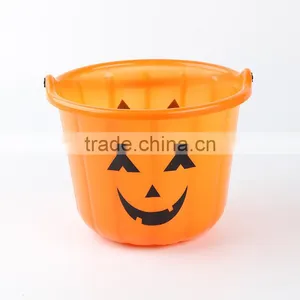 Pumpkin Pails ,Halloween Plastic Pumpkin Pail thumbnail-2