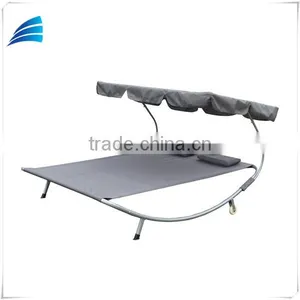 Outdoor Double Hammock Bed With Steel Stand thumbnail-1