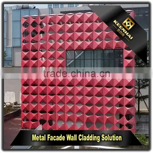 Architectural Laser Cutting Panels Outdoor Aluminum Curtain Wall for Building thumbnail-5