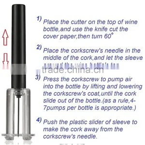 Wine Pump Opener, Wine Opener With Pump,wine Bottle Opener thumbnail-5
