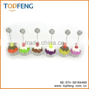 Cupcake Place Card Holder/greeting Card Holder/Cupcake Card Holder thumbnail-1