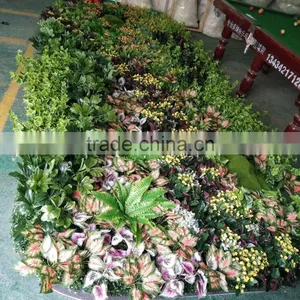 Fake Wall Decoration Artificial Green Plant Wall thumbnail-1