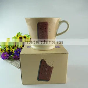 Wholesale Ceramic Mug ,Lovely Chocolate Mug, Cheap Glazed Ceramic Mug thumbnail-2