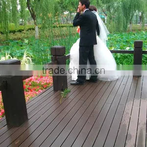 Outdoor Flooring Wood Plastic Composite Decking for Pool Decks 146*23mm thumbnail-4
