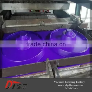 Thermoformed Round Acrylic Advertising Latticed Tray thumbnail-4