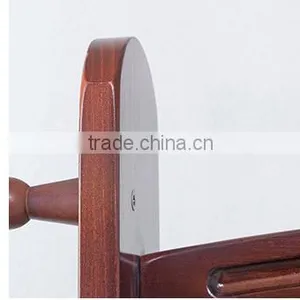 Portable Wooden Clothes Hanger Simple Wooden Coat Rack thumbnail-3