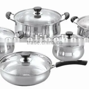 10pieces Cookware Set With Glass Lid and Fashionable Design thumbnail-1