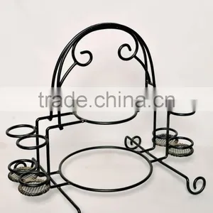 Vintage Bar Metal Wine Bottle Stand thumbnail-1
