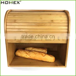 Kitchenware Bamboo Fiber Bread Box Homex-BSCI thumbnail-1