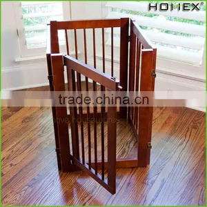 Wood Innovative Pet Gate Dog Fence Homex_BSCI Factory thumbnail-1