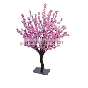 Small Artificial Peach Flower Tree for Interior Decoration thumbnail-1