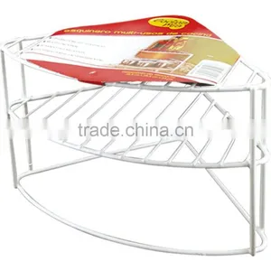 2 Tiers Mental Steel Storage Kitchen Rack thumbnail-1
