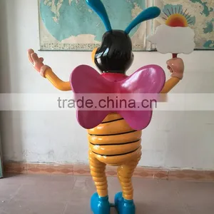 Fiberglass Bumble Bee Figure Statue thumbnail-6