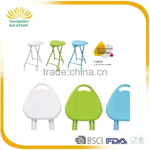 Good Quality Custom Colorful Portable Plastic Foldable Chair thumbnail-2