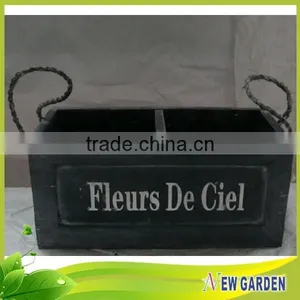 Fashionable Customzied Barrel Shape Wooden Different Types Flower Pots thumbnail-6