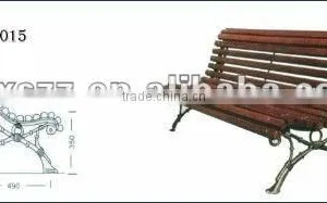 Beautiful Ductile Iron Park Chair Legs in China thumbnail-1