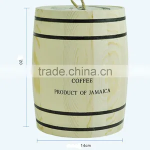 Small Recycle Wooden Small Keg for Coffee Bean thumbnail-3
