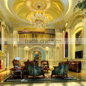 Sharp Contrast Interior Rendering Design for Luxury Classic Villa Great Room BF11-11263c thumbnail-4