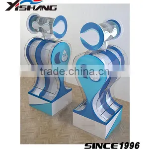 Unique Shape Design Supermarket Shopping Mall Rack Brand Display Stand thumbnail-5