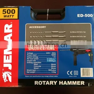 JED500 500W 20mm Electric Rotary Hammer, Electric Rotary Hammer, Light Duty Hammer thumbnail-5