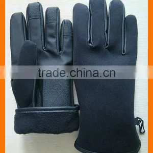 PU Leather Police Gloves for Winter thumbnail-2